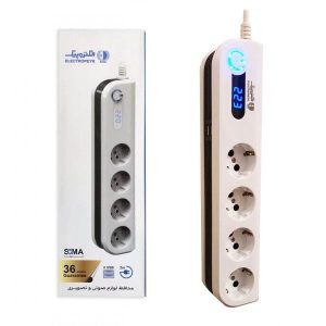 چندراهی برق محافظ دار usb دار الکتروپیک
